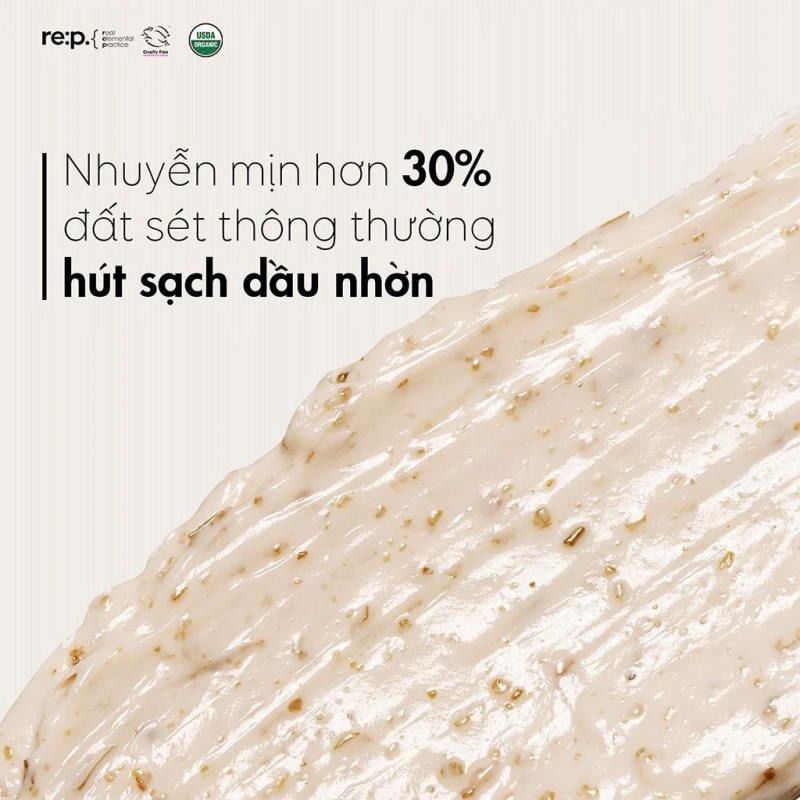 Mặt Nạ Đất Sét Re:p Thu Nhỏ Lỗ Chân Lông, Phục Hồi Da Chiết Xuất Cây Hương Thảo Bio Fresh Mask With Real Nutrition Herbs 130g