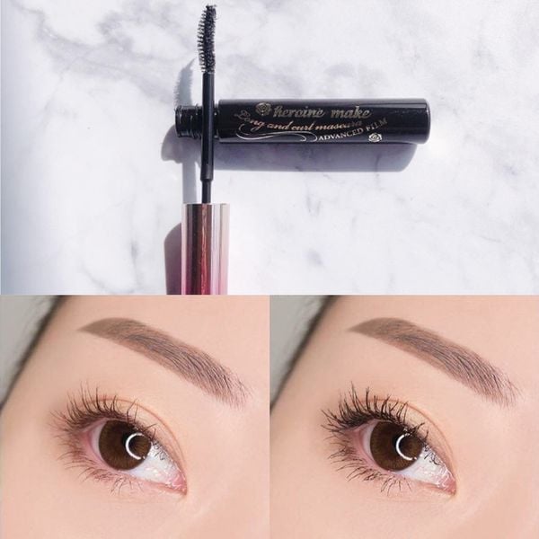  Mascara Chuốt Mi Kissme Làm Cong Mi, Chống Lem, Chống Trôi Hiệu Quả Heroine Mascara Advance Film 6g 