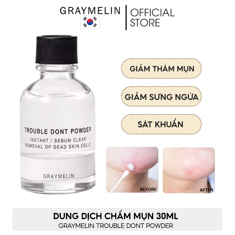 Dung Dịch Chấm Mụn Graymelin Trouble Dont Powder 30ml