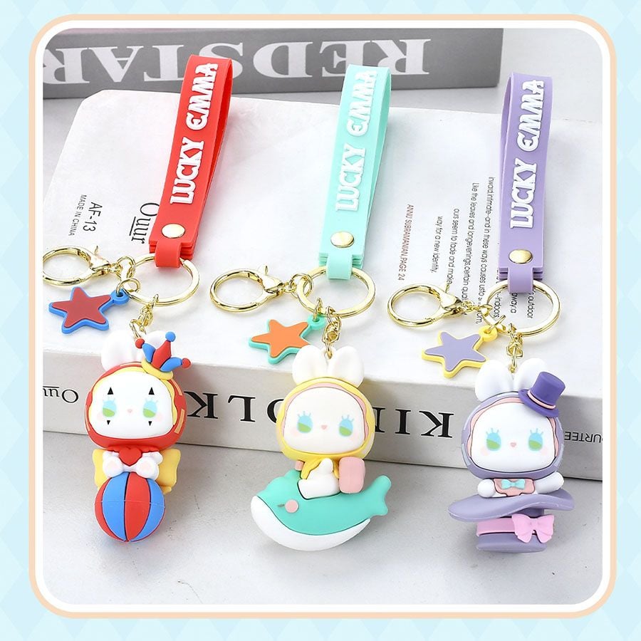 Móc Khóa Lucky Emma Babe Key Chain - BY-00101 (Mẫu ngẫu nhiên)