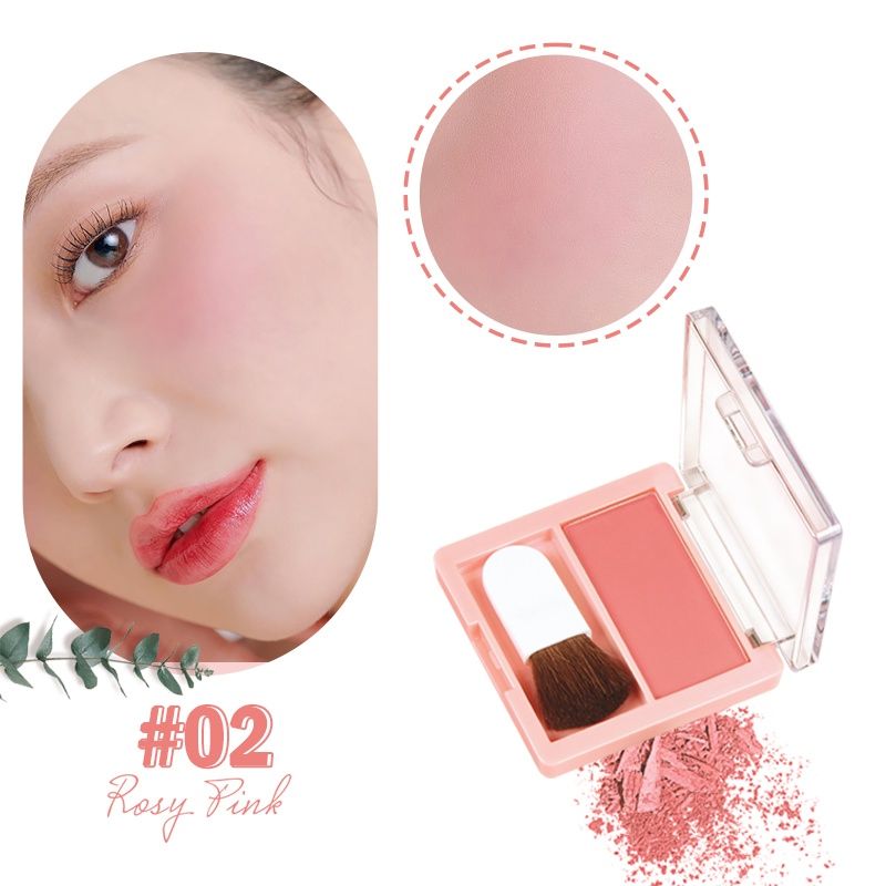 Phấn Má Hồng Dạng Nén Kèm Cọ Xinh Xắn SilkyGirl Blush Hour 3g