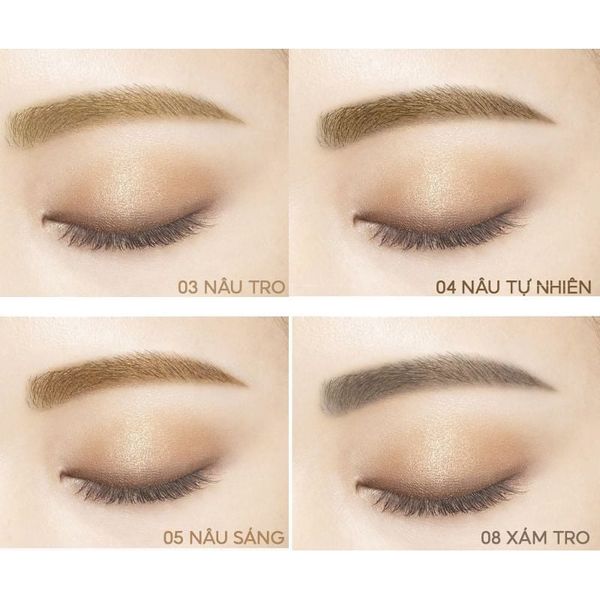  Chì Kẻ Mày Hai Đầu Kissme Nét Mảnh, Lâu Trôi Heavy Rotation Eyebrow Pencil 0.09g 