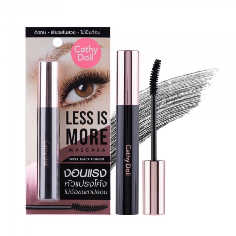 Mascara Chuốt Mi Làm Dài Và Cong Mi, Chống Trôi Hiệu Quả Cathy Doll Less Is More Mascara 8g