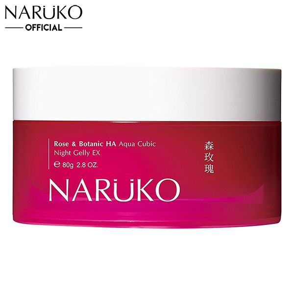 Mặt Nạ Ngủ Dưỡng Ẩm, Làm Sáng Da Chiết Xuất Hoa Hồng Nhung Naruko Rose & Aqua-In Super Hydrating Night Gelly 80g