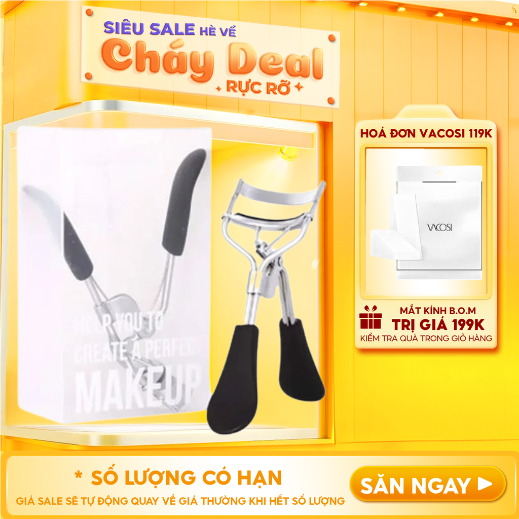 Bấm Mi Cán Đen Vacosi Modern Lash Curler (BM03)