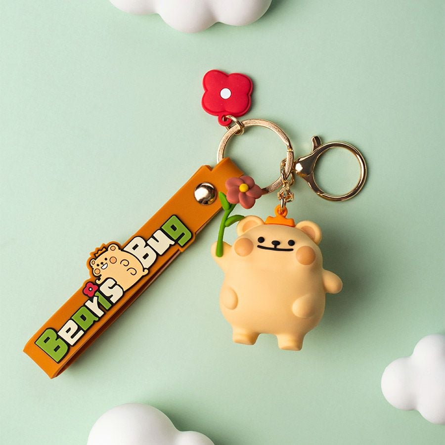 Móc Khóa BearisBug 3D Keychain