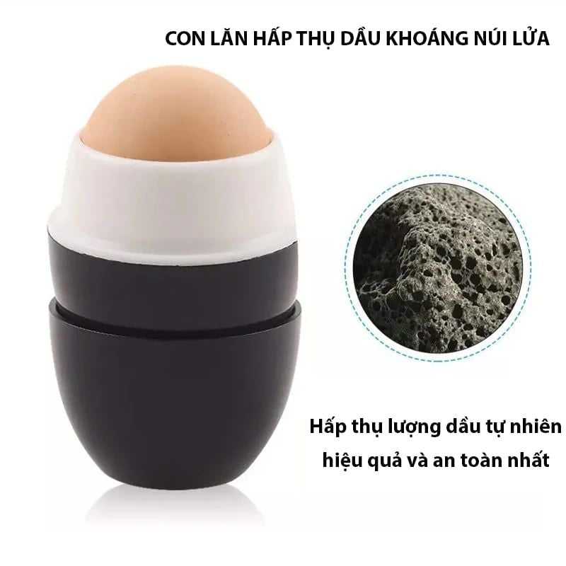 [NHẬP KHẨU] Con Lăn Đá Núi Lửa Hút Dầu, Làm Sạch Da RuiXinLi Oil Absorbing Roller