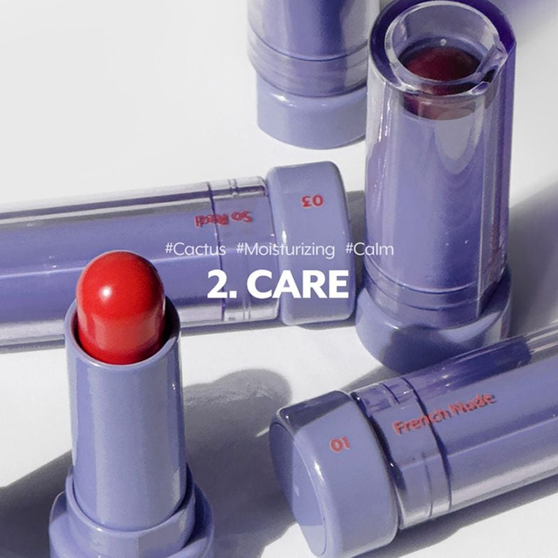[NUSE BY ROMAND] Son Dưỡng Có Màu Thuần Chay Nuse Color Care Lipbalm