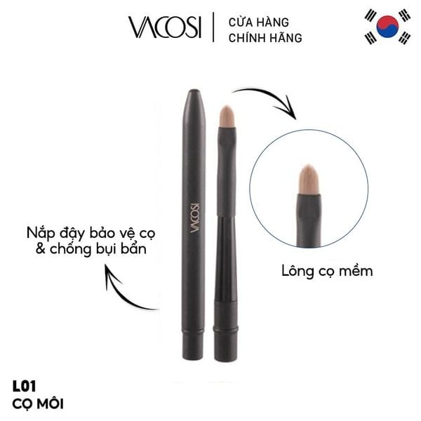  Cọ Môi Lông Dài Vacosi Lip Pro Brush - L01 
