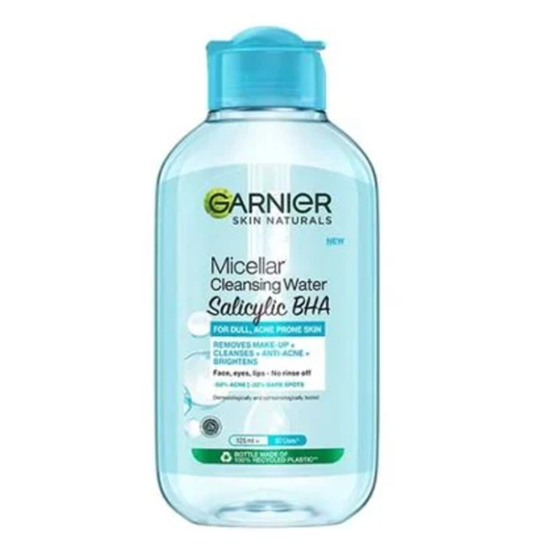  Nước Tẩy Trang Da Dầu Mụn Nắp Xanh Garnier Micellar Water 125ml 