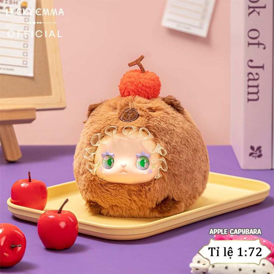 Móc Khóa Gấu Bông Lucky Emma RUA RUA ZOO Vinyl Face Plush Keychain Blind Box - MJ-000085 (1 box ngẫu nhiên)