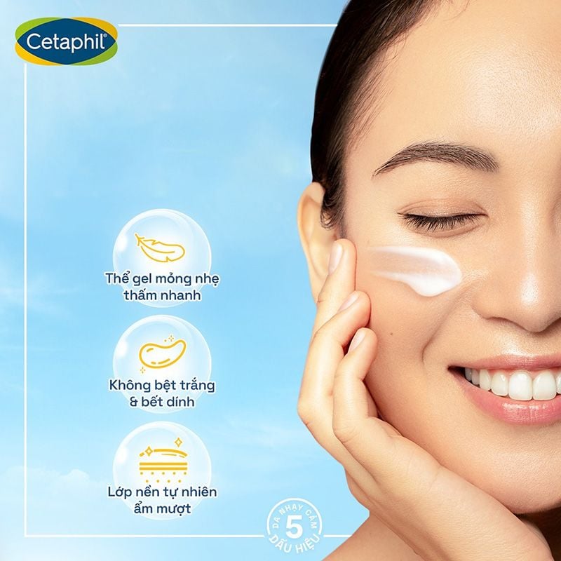Gel Chống Nắng Cetaphil Dịu Nhẹ Dành Cho Da Nhạy Cảm Sun SPF50+ Light Gel 50ml