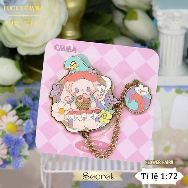 Huy Hiệu, Ghim Cài Áo Lucky Emma Garden Date Badge - YSJ-0011 