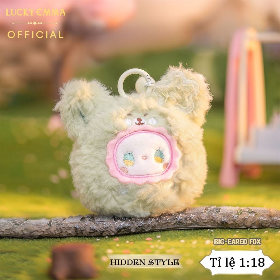 Móc Khóa Gấu Bông Lucky Emma RuaRua Zoo Tuan Tuan Blind Box - MJ-000067