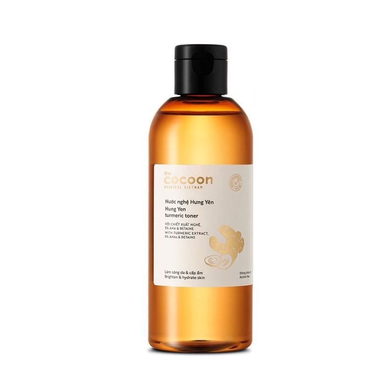 Nước Hoa Hồng Cocoon Hỗ Trợ Làm Sáng Da Từ Nước Nghệ Hưng Yên Hung Yen Turmeric Toner