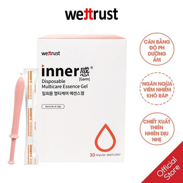Đũa Thần Dung Dịch Gel Dưỡng Đa Năng Vùng Kín Wettrust Inner Disposable Multicare Essence Gel 1.7g (Che tên sản phẩm khi giao hàng)