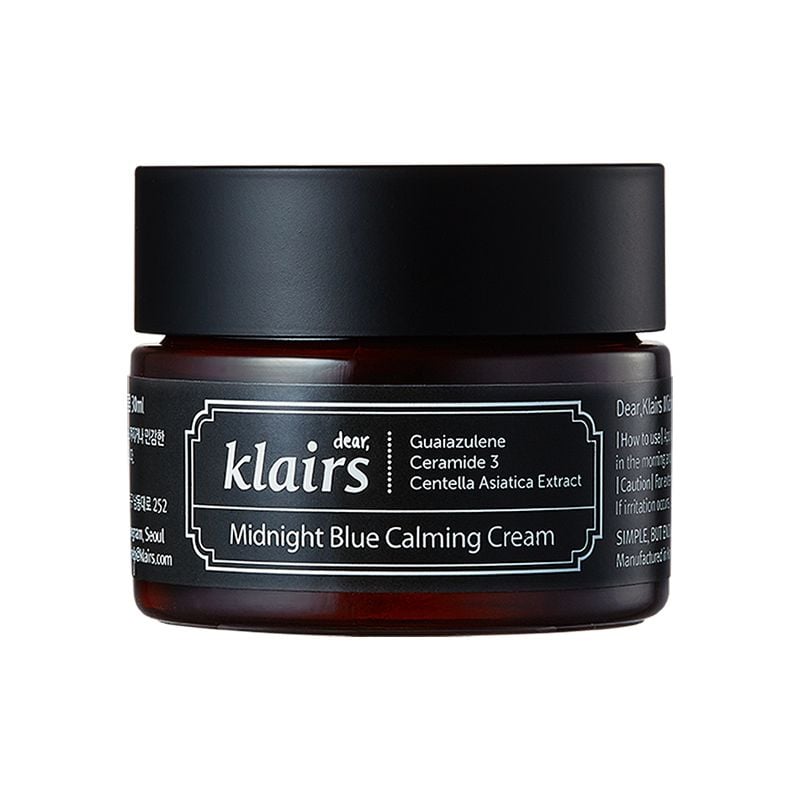 Kem Dưỡng Da Làm Dịu, Cải Thiện Da Ban Đêm Klairs Midnight Blue Calming Cream