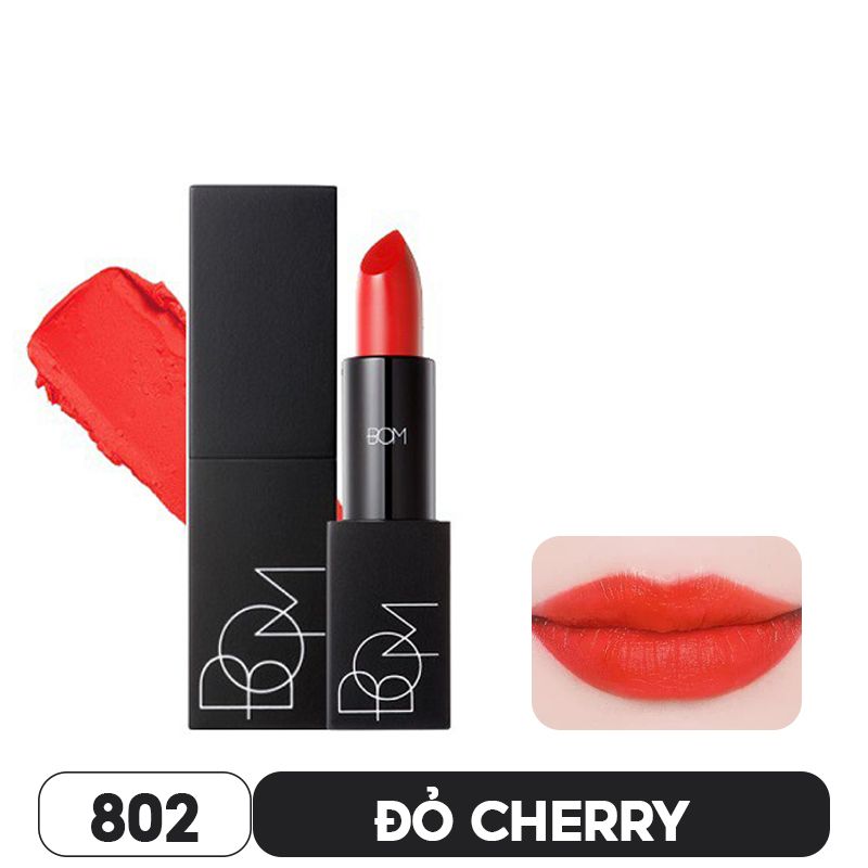 Son Thỏi Lì Giàu Dưỡng, Bền Màu Lâu Trôi B.O.M My Lipstick 3.5g