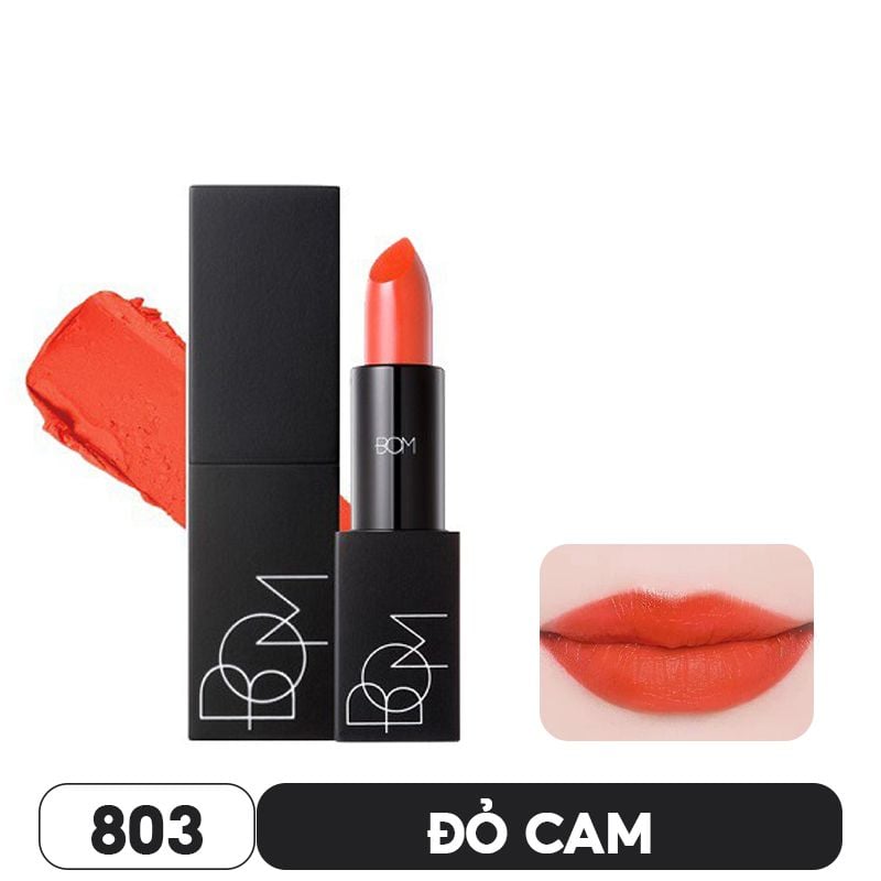 Son Thỏi Lì Giàu Dưỡng, Bền Màu Lâu Trôi B.O.M My Lipstick 3.5g