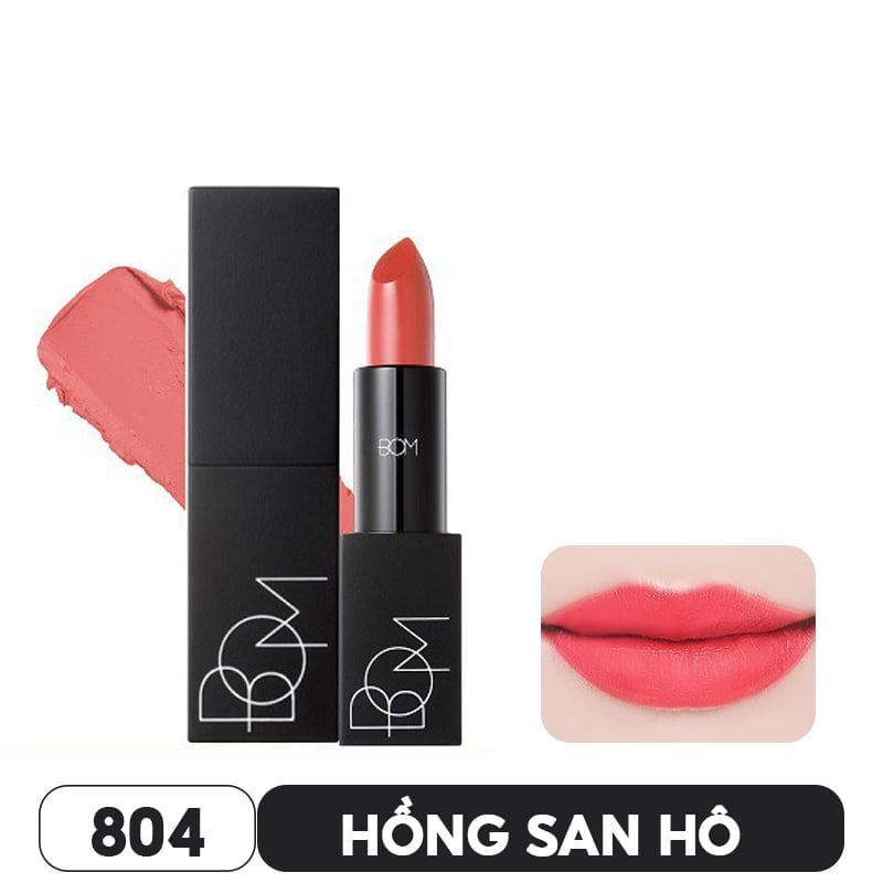 Son Thỏi Lì Giàu Dưỡng, Bền Màu Lâu Trôi B.O.M My Lipstick 3.5g