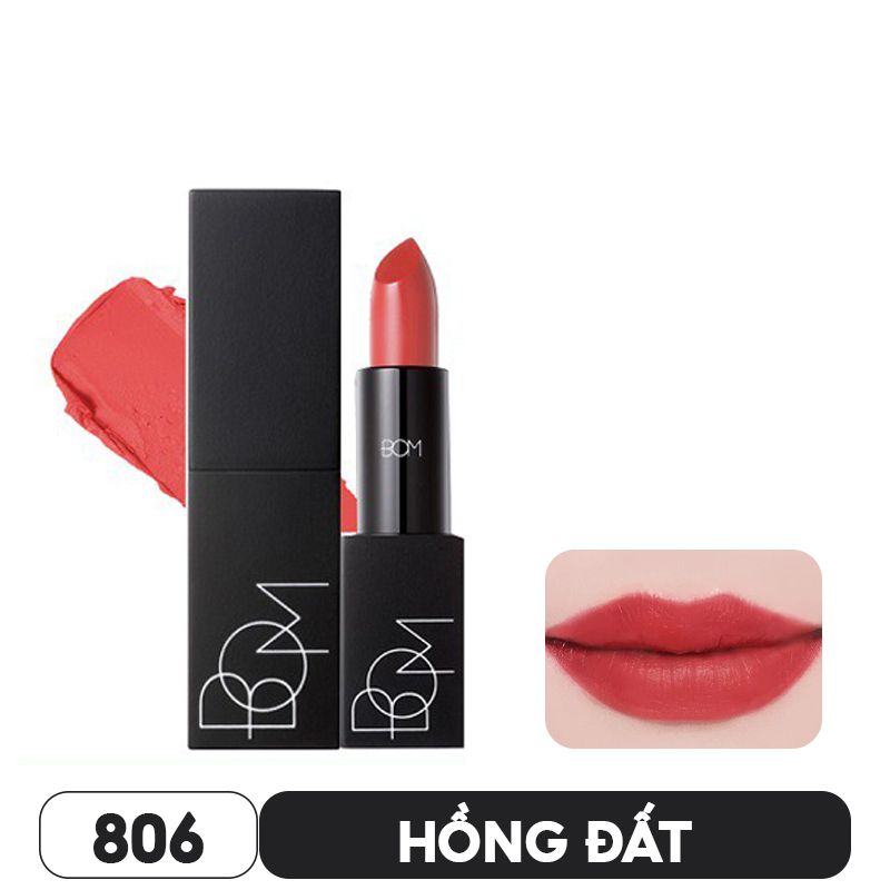 Son Thỏi Lì Giàu Dưỡng, Bền Màu Lâu Trôi B.O.M My Lipstick 3.5g