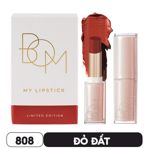 [PHIÊN BẢN ĐẶC BIỆT] Son Thỏi Lì, Lên Màu Chuẩn B.O.M My Lipstick