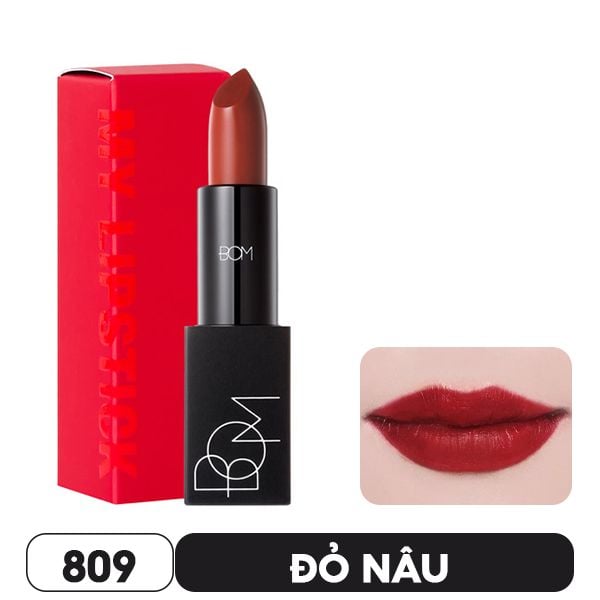 [PHIÊN BẢN ĐẶC BIỆT] Son Thỏi Lì, Lên Màu Chuẩn B.O.M My Lipstick