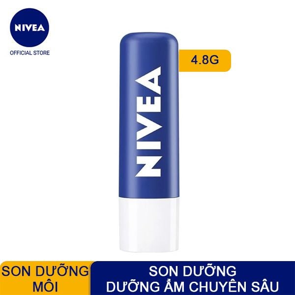 Son Dưỡng Môi Nivea Dưỡng Ẩm Chuyên Sâu 24H Melt-in Moisture Lip Care 4.8g