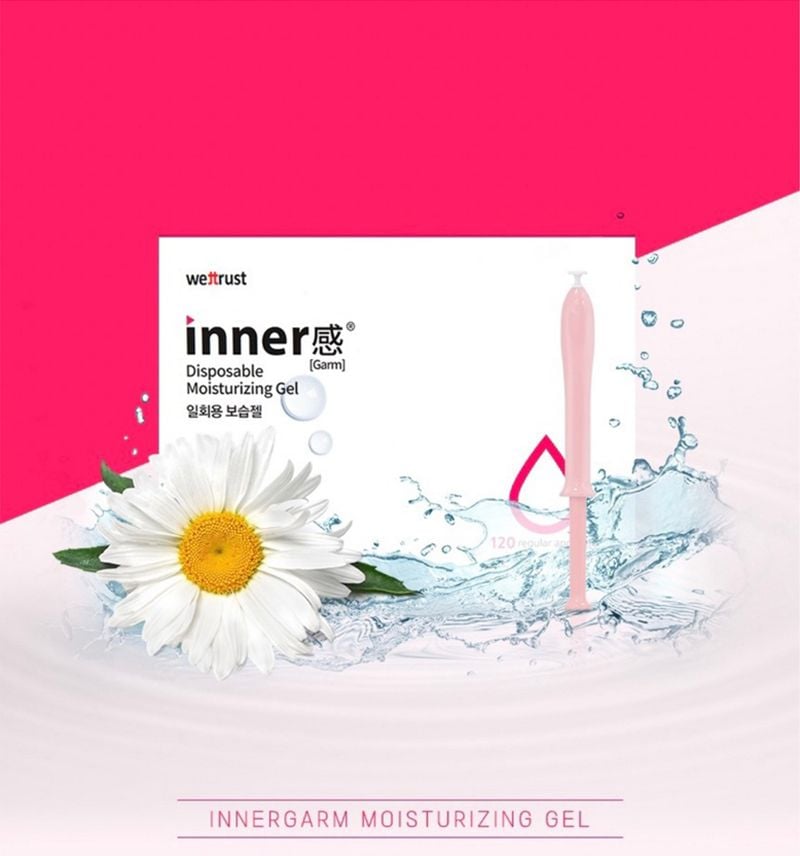 [1 Ống - Màu Hồng] Dung Dịch Dạng Gel Làm Sạch & Dưỡng Ẩm Vùng Kín Wettrust Inner Disposable Moisturizing Gel 1.7g [che tên sản phẩm khi giao hàng]