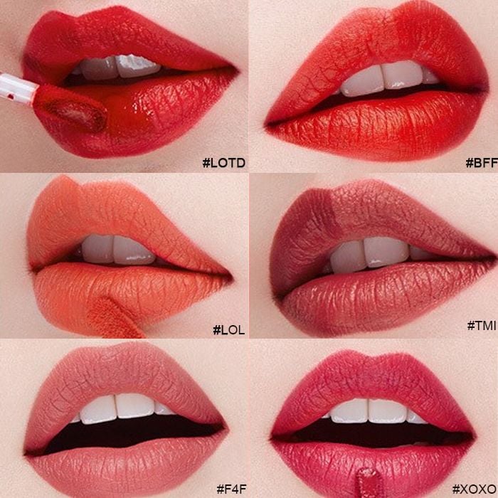 Son Kem Lì Mịn Mượt, Nhẹ Môi B.O.M OMG Matt Lip Lacquer 4g