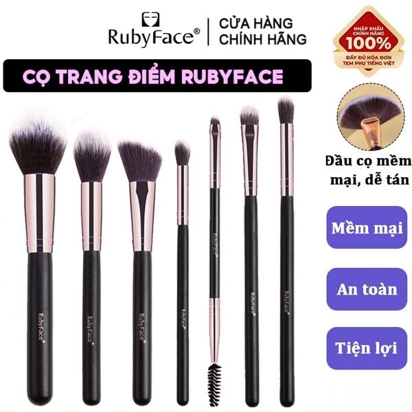  [NHẬP KHẨU] Cọ Trang Điểm Chuyên Dụng RubyFace Makeup Brush 