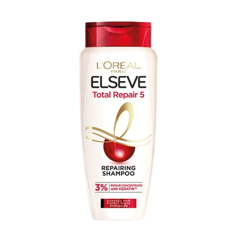 Dầu Gội Phục Hồi Tóc Hư Tổn L'Oreal Elseve Total Repair 5 Shampoo