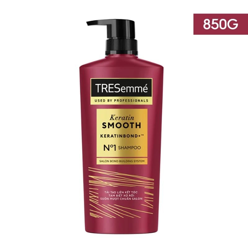 Dầu Gội Dưỡng Tóc Vào Nếp & Suôn Mượt TRESemmé Keratin Smooth Shampoo 640g