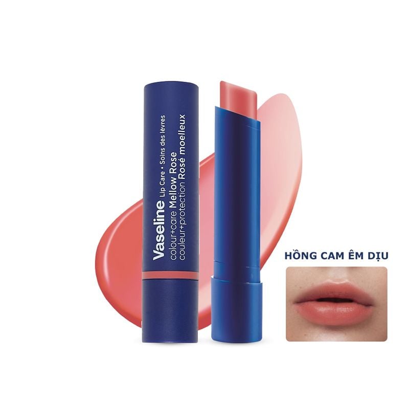 Son Dưỡng Môi Dưỡng Ẩm Môi Mềm Mại Vaseline Colour+Care 3g