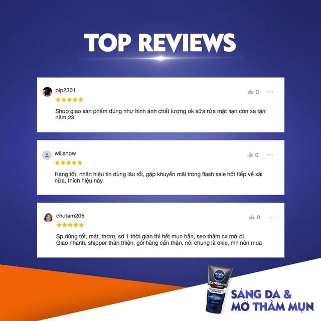 Sữa Rửa Mặt Nivea Men Hỗ Trợ Sáng Da Mờ Thâm Mụn Extra White Dark Spot Reduction Detox Mud
