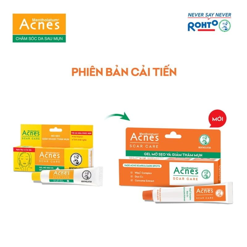 Kem Dưỡng Dạng Gel Giúp Hỗ Trợ Mờ Sẹo Và Làm Mờ Vết Thâm Mụn Acnes Scar Care 12g