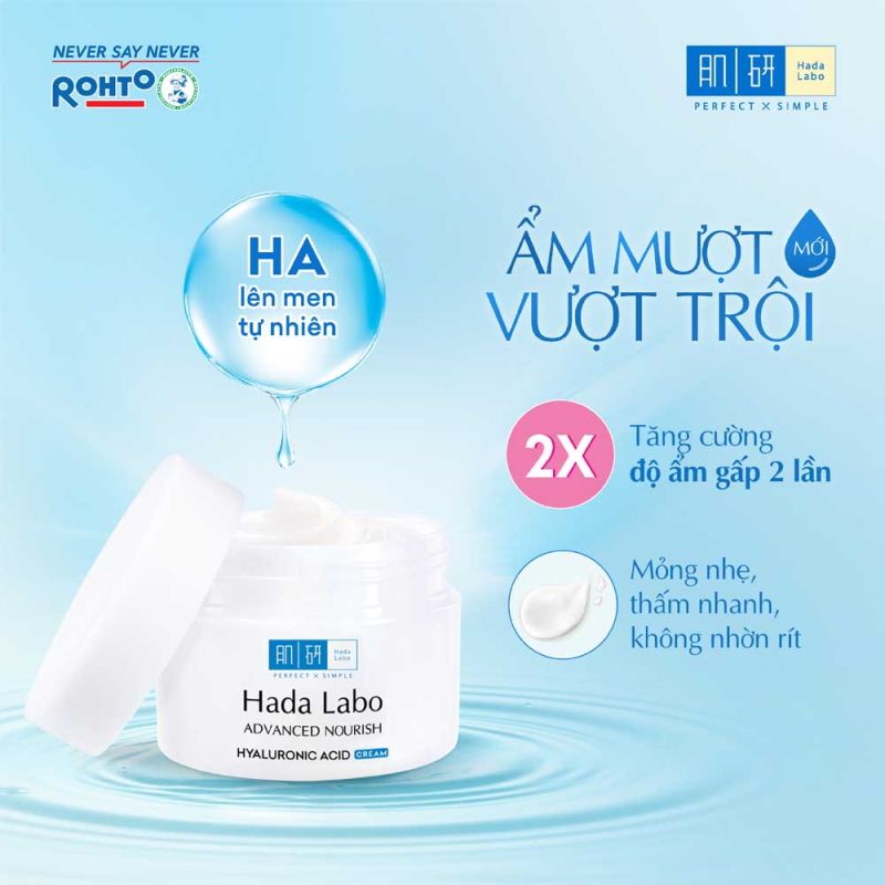 Kem Dưỡng Ẩm Hada Labo Advanced Nourish Hyaluron Cream 50g