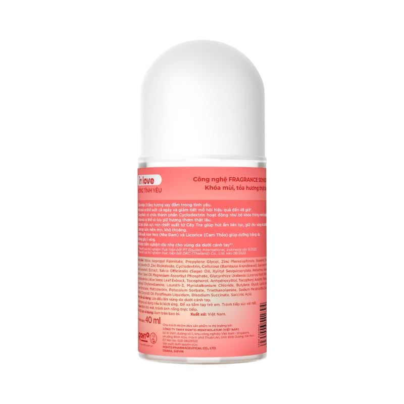 Lăn Khử Mùi, Dưỡng Trắng Hương Nước Hoa Refre Whitening Perfume Deodorant 40ml