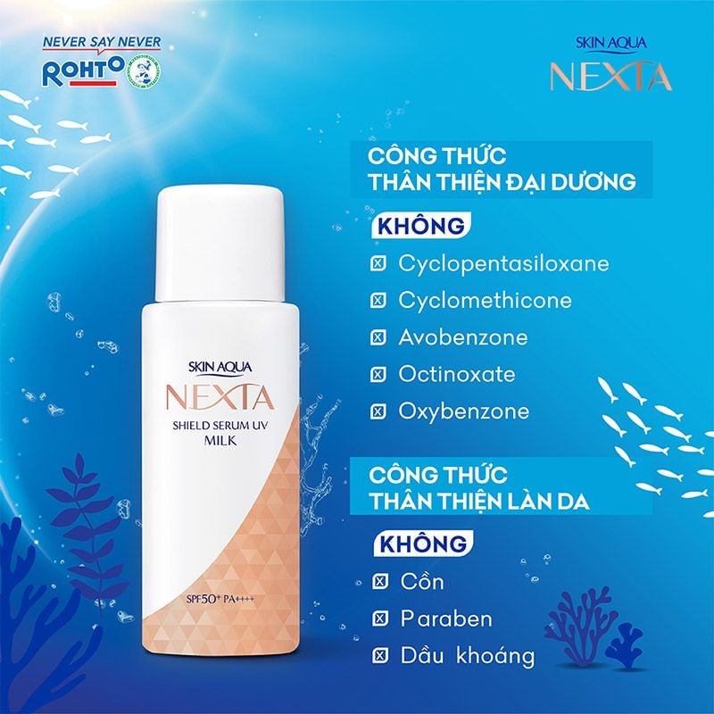 Serum Chống Nắng Dạng Sữa Sunplay Ngừa Sạm Nám Skin Aqua Nexta Shield Serum UV Milk SPF 50+ PA++++ 50g