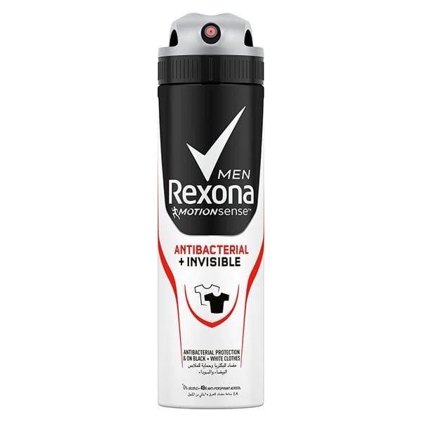 Xịt Khử Mùi Rexona Men Anti-Perspirant Spray 150ml # INVISIBLE + ANTIBACTERIAL