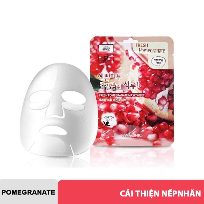Mặt Nạ Dưỡng Da 3W Clinic Chiết Xuất Từ Thiên Nhiên Fresh Mask Sheet 23ml