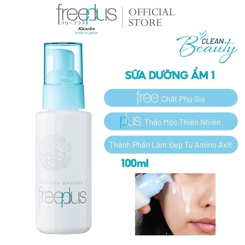 Sữa Dưỡng Ẩm Freeplus Dịu Nhẹ Moist Care Emulsion 1 100ml