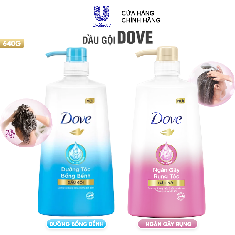 [640g] Dầu Gội Dove Phục Hồi Tóc