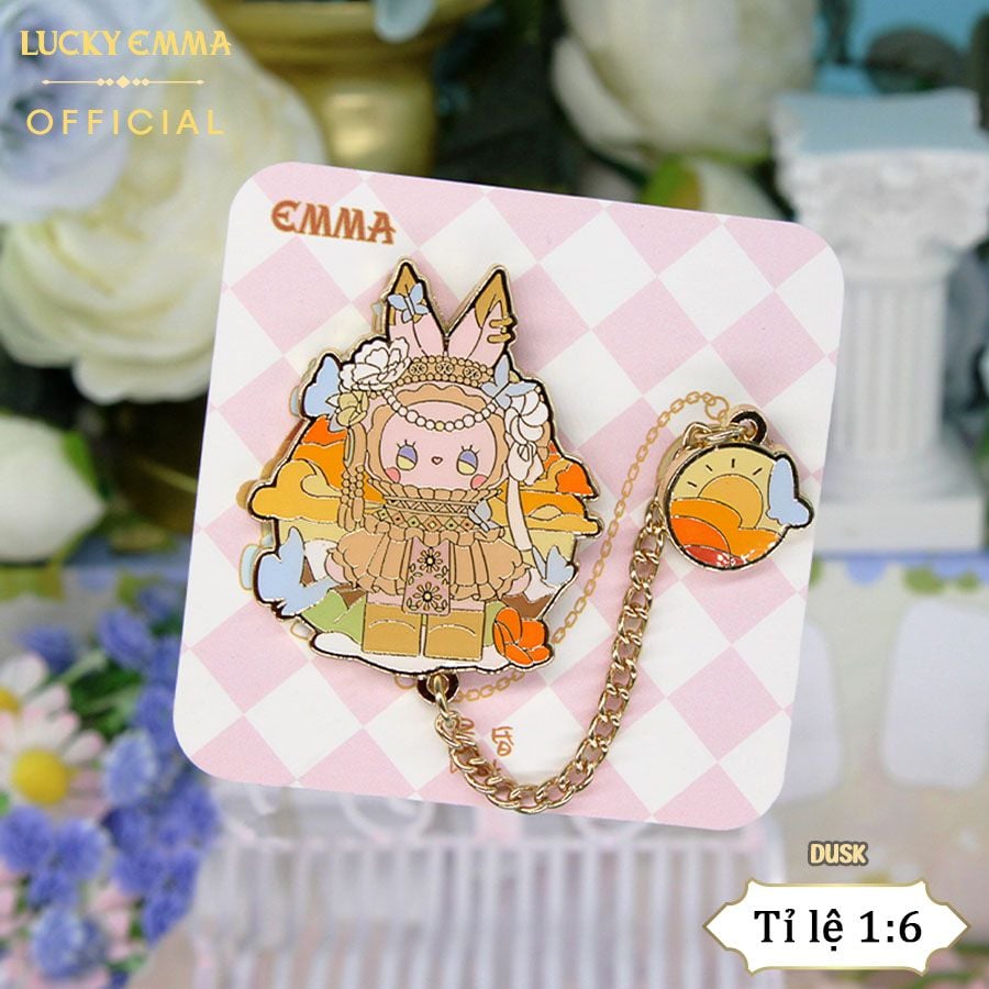 Huy Hiệu, Ghim Cài Áo Lucky Emma Garden Date Badge - YSJ-0011