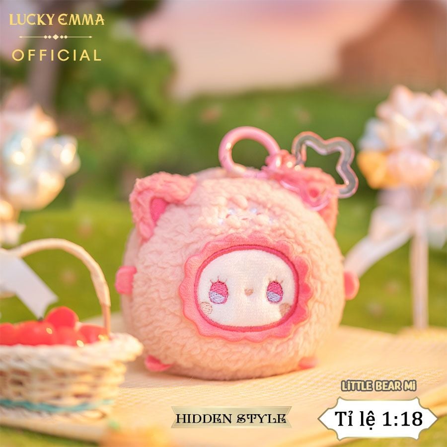 Móc Khóa Gấu Bông Lucky Emma RuaRua Zoo Tuan Tuan Blind Box - MJ-000067