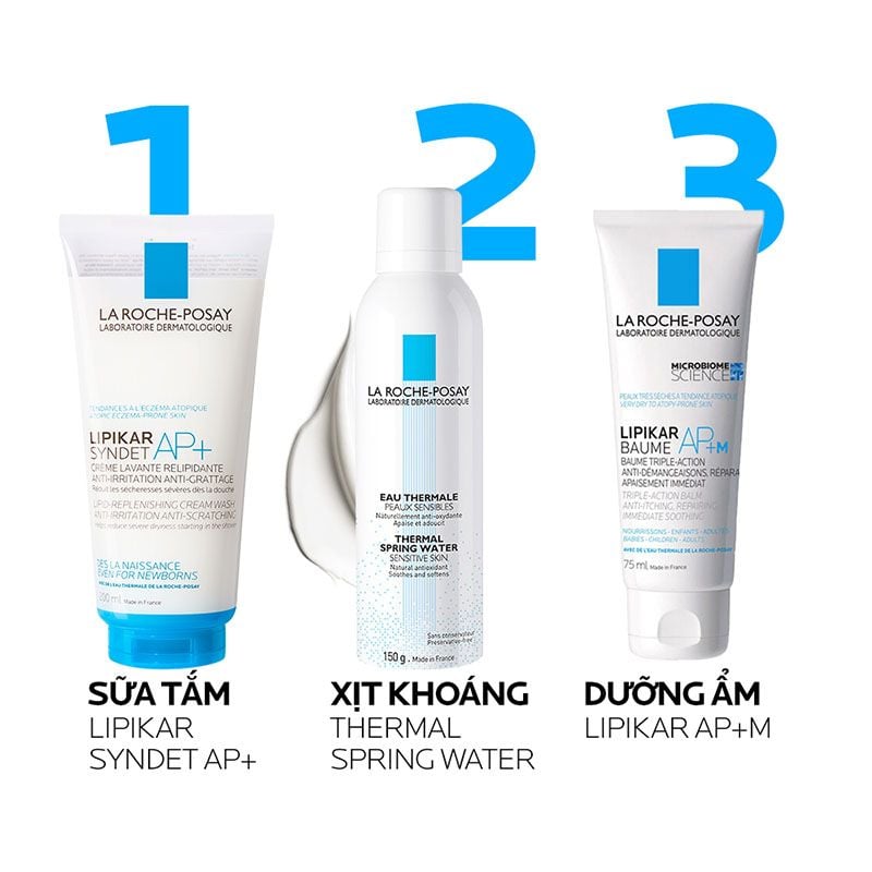 Kem Dưỡng Làm Dịu Da Dị Ứng La Roche-Posay Lipikar Baume AP+M Triple-Action Balm 75ml