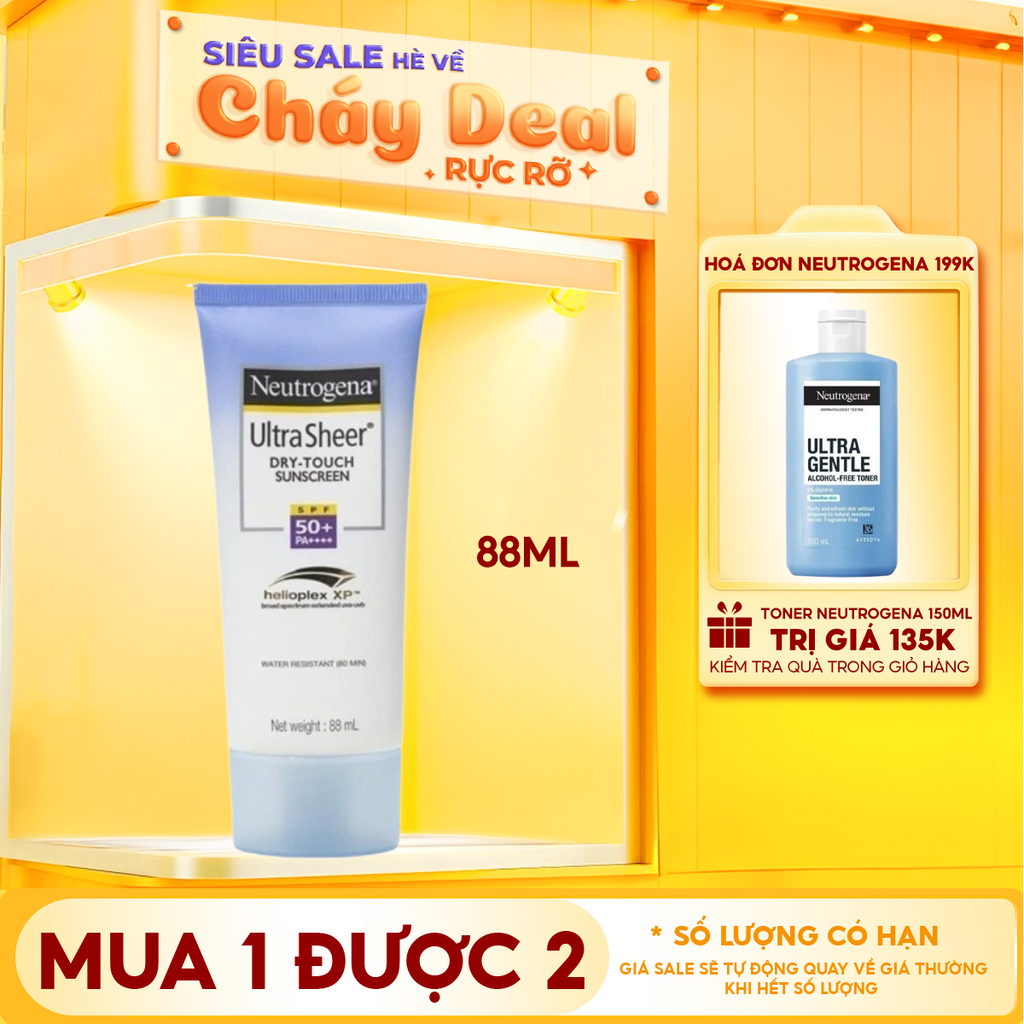 Kem Chống Nắng Neutrogena Ultra Sheer Dry-Touch Sunscreen SPF 50 88ml