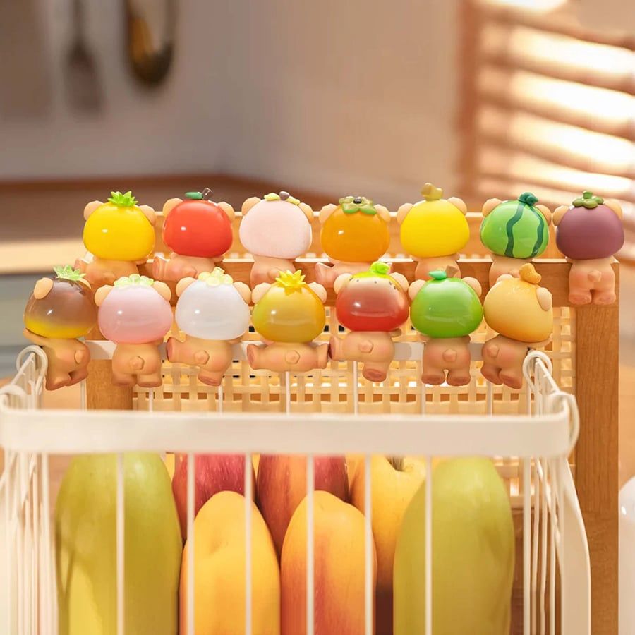 Mô Hình Dán Điện Thoại Jotoys OYO Bear Cub Fruit Party Mini Series Blind Box - JO-2024008