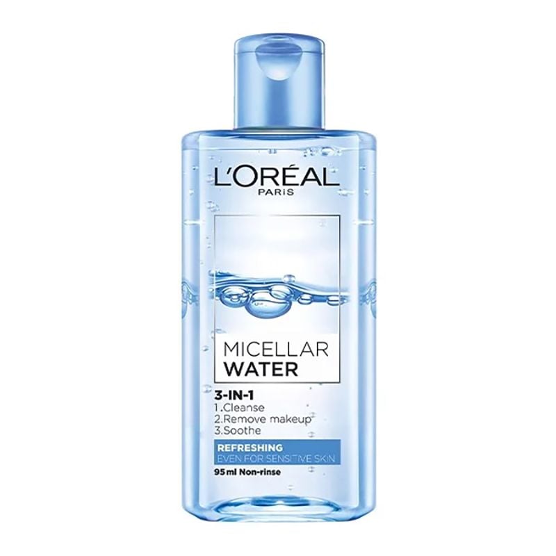 Nước Tẩy Trang Làm Sạch Tươi Mát, Dưỡng Ẩm Cho Da L'Oreal 3-in-1 Micellar Water