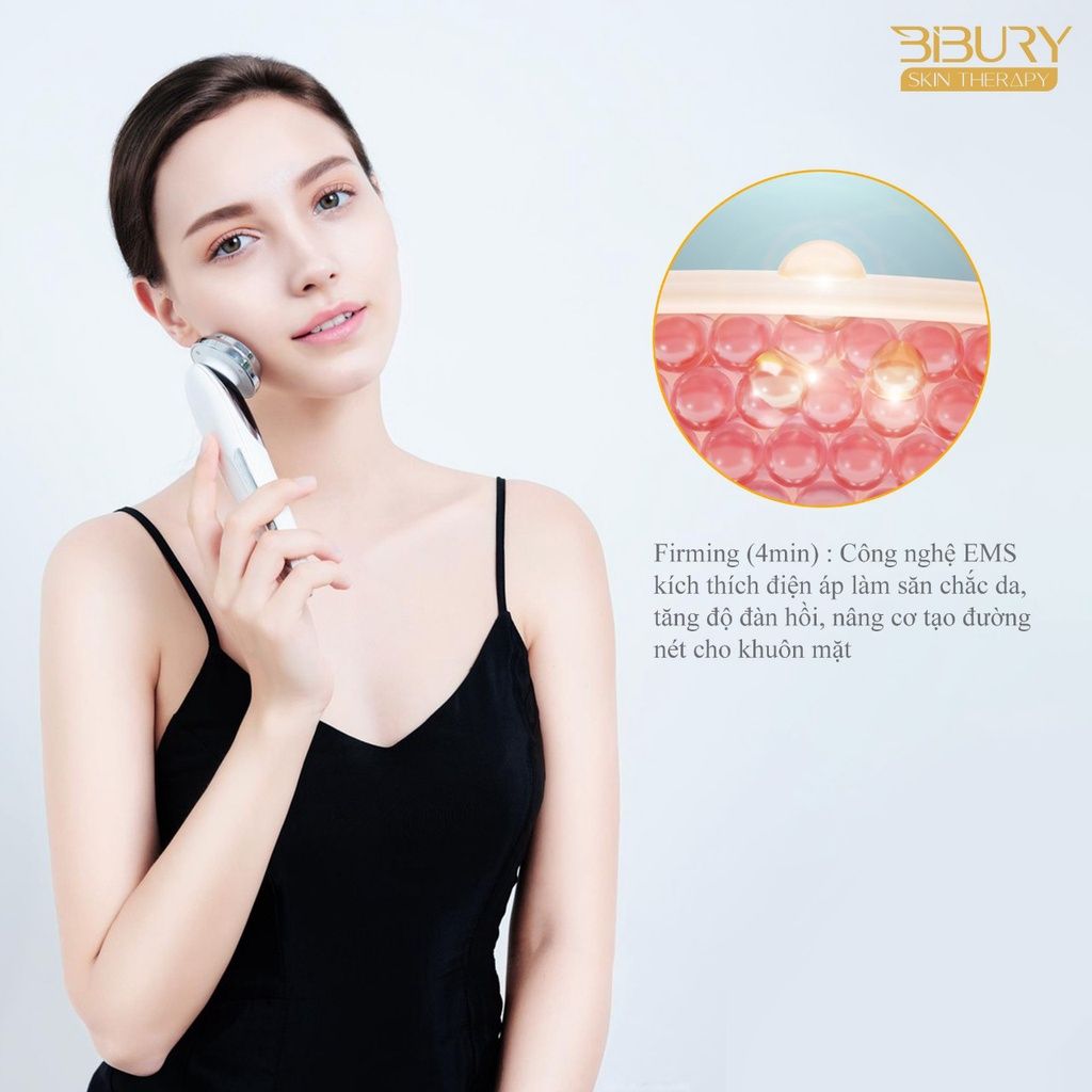 Máy Đẩy Tinh Chất, Làm Sạch, Nâng Cơ, Trẻ Hóa Làn Da Bibury Skin Therapy Facial Massage Device